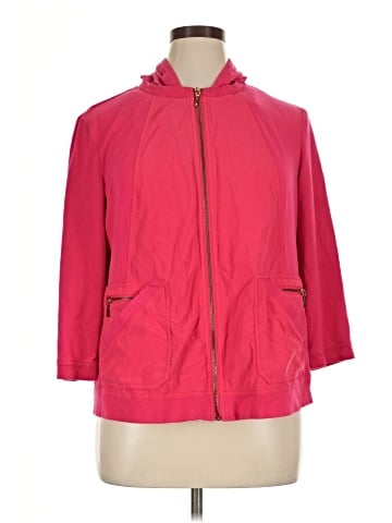 Zenergy by Chico's Zip Up Hoodie (view 1)