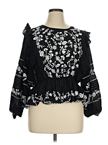 Calypso St. Barth 3/4 Sleeve Blouse (view 1)