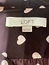 Ann Taylor LOFT 100% Polyester Polka Dots Brown Long Sleeve Blouse Size XXL (tall) - photo 7
