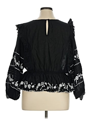 Calypso St. Barth 3/4 Sleeve Blouse (view 2)