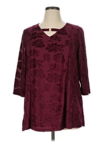 Catherines 3/4 Sleeve Blouse (view 1)