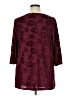 Catherines 100% Polyester Burgundy 3/4 Sleeve Blouse Size 0X - photo 2