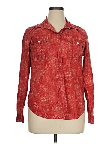 Lauren Jeans Co. Long Sleeve Button-Down Shirt (view 1)