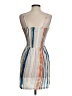 Roxy 100% Cotton Stripes Blue Cocktail Dress Size XS - photo 2