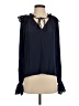 Ramy Brook 100% Polyester Blue Long Sleeve Blouse Size XXS - photo 1