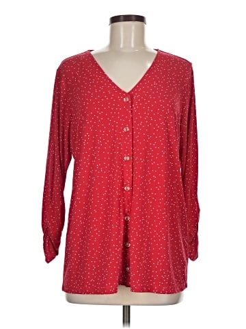 Susan Graver 3/4 Sleeve Blouse (view 1)