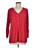 Susan Graver Polka Dots Red 3/4 Sleeve Blouse Size M - photo 1