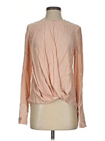 Rag & Bone Long Sleeve Silk Top (view 1)