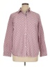 Talbots Polka Dots Pink Long Sleeve Button-Down Shirt Size XL - photo 1