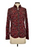MICHAEL Michael Kors 100% Polyester Floral Red Jacket Size XS - photo 1