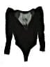 Zara 100% Polyester Black Bodysuit Size S - photo 2