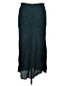 Thrills 100% Rayon Animal Print Teal Casual Skirt Size 8 - photo 1
