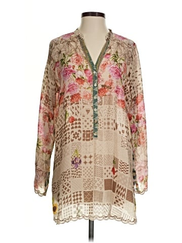 Johnny Was 3/4 Sleeve Blouse (view 1)