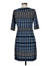 Max Studio Tweed Blue Casual Dress Size M - photo 2