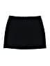 Uniqlo 100% Polyester Solid Black Skort Size S - photo 2