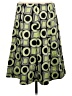 First Option Print Green Casual Skirt Size 8 - photo 2