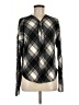 Fred David Argyle Black Long Sleeve Blouse Size M - photo 1