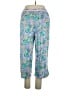 Cuddl Duds Paisley Blue Casual Pants Size 1X - photo 2