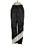Koral 100% Polyester Chevron-herringbone Black Casual Pants Size S - photo 1