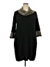 Studio One Black Casual Dress Size 2X - photo 1