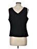metaphor 100% Polyester Black Sleeveless Top Size L - photo 2