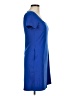 Aqua Solid Blue Casual Dress Size M - photo 4