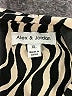 Alexander Jordan Animal Print Ivory Short Sleeve Blouse Size XL - photo 7