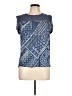 RXB 100% Rayon Blue Sleeveless Blouse Size L - photo 1