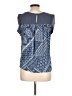 RXB 100% Rayon Blue Sleeveless Blouse Size L - photo 2