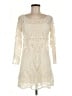 Express 100% Nylon Ivory Cocktail Dress Size M - photo 1