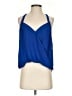 Dna Couture 100% Polyester Blue Sleeveless Blouse Size S - photo 1