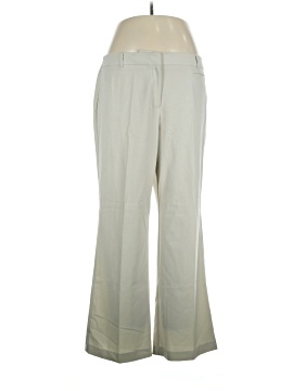 george ladies dress pants George Womens Size 12 Beige Solid Dress Pants Wide Bottoms