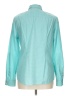 Talbots 100% Cotton Color Block Teal Long Sleeve Button-Down Shirt Size L - photo 2