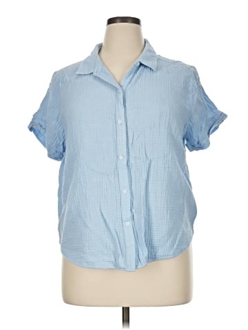 Lucky Brand Short Sleeve Blouse (view 1)