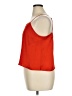 Express 100% Polyester Orange Sleeveless Blouse Size XL - photo 5
