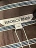 Veronica Beard Stripes Brown Long Sleeve Button-Down Shirt Size 12 - photo 7