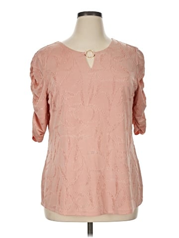JM Collection 3/4 Sleeve Blouse (view 1)