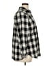 Talbots 100% Cotton Plaid Black Long Sleeve Button-Down Shirt Size XL - photo 4