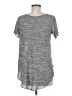 BKE Gray Short Sleeve Top Size M - photo 2
