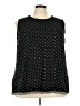 J.Jill Polka Dots Black Sleeveless Blouse Size 4X - photo 1