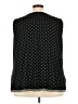 J.Jill Polka Dots Black Sleeveless Blouse Size 4X - photo 2