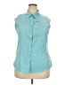 Columbia 100% Polyester Teal Sleeveless Blouse Size XXL - photo 1