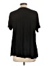 Vocal Metallic Black Short Sleeve Blouse Size L - photo 2