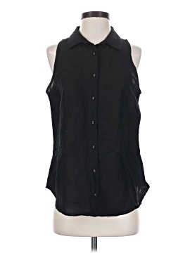 Boston Proper Sleeveless Button Down Shirt