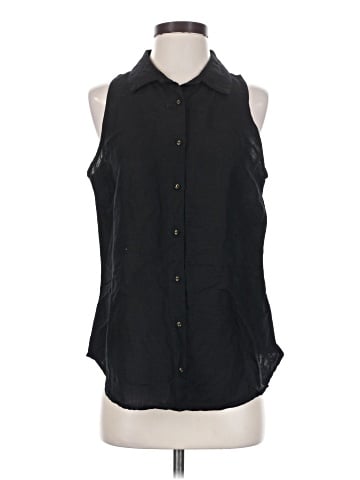 Boston Proper Sleeveless Button-Down Shirt (view 1)