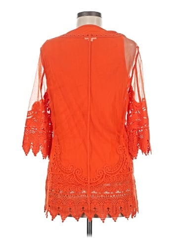 Ultra Pink 3/4 Sleeve Blouse (view 2)