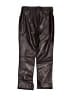 Intermix 100% Leather Brown Leather Pants Size 2 - photo 2