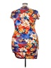 Rouge Graphic Orange Casual Dress Size 4X - photo 2