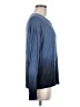 Splendid Color Block Ombre Blue Long Sleeve T-Shirt Size M - photo 4