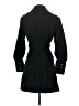 Eight Sixty 100% Cotton Black Trenchcoat Size S - photo 2